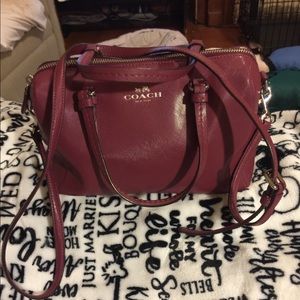 Coach Peyton Mini Bennett bag maroon/red